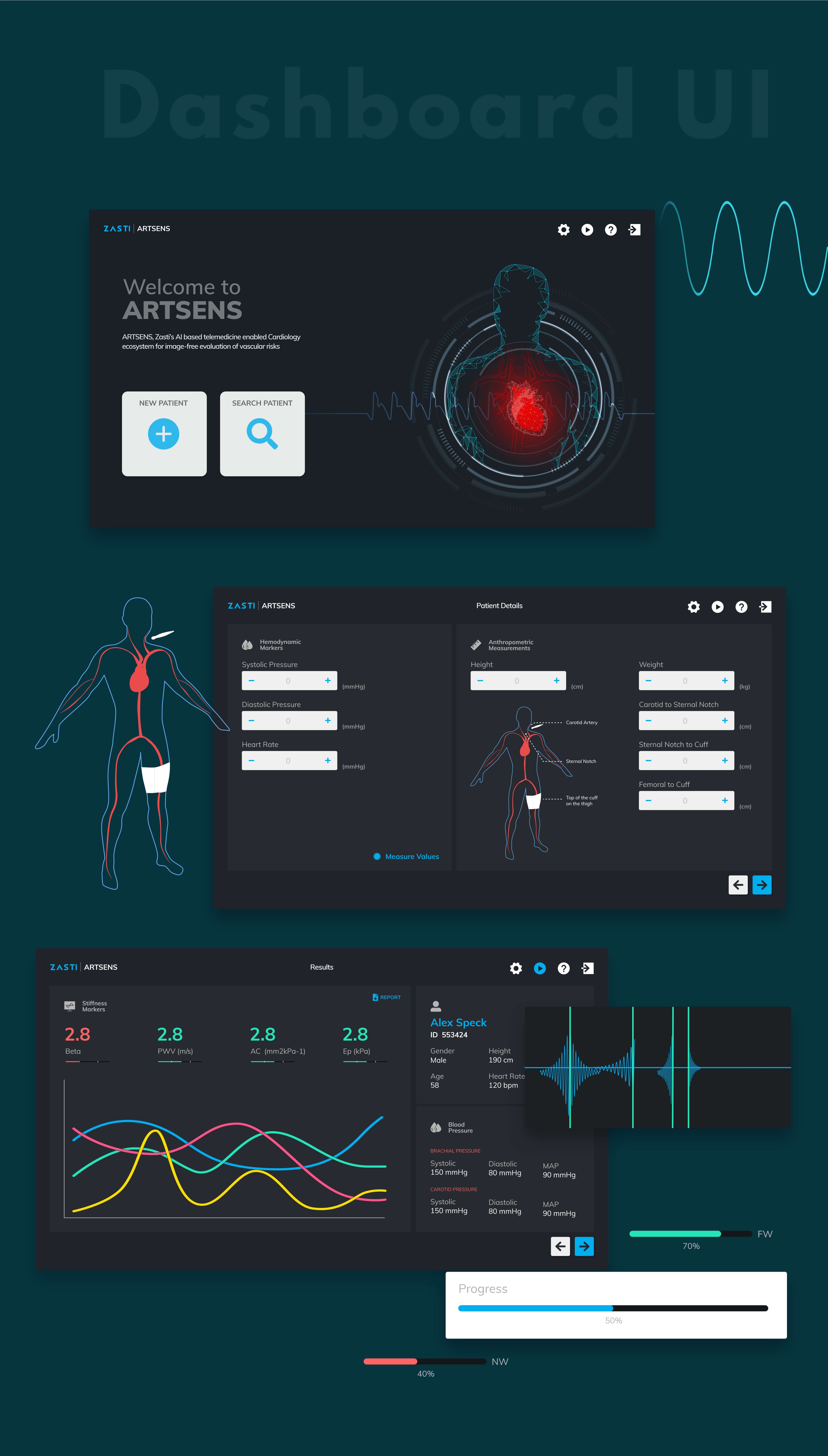User Interface Design for Health-Tech | Earning Designs